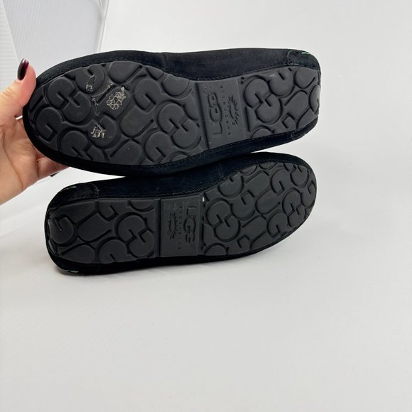 Ugg Slippers Womens Size 6 Ansley Stud Black Watch Tartan Uggpure Grunge Suede - Picture 7 of 10